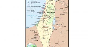 Mapa de israel aeroportos